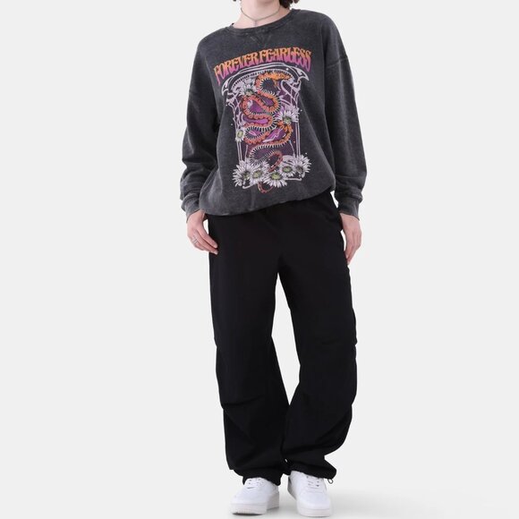 No Boundaries Pants - No Boundaries Black Parachute Pants 30'' Inseam Womens Pant Size M (8-10) NWT